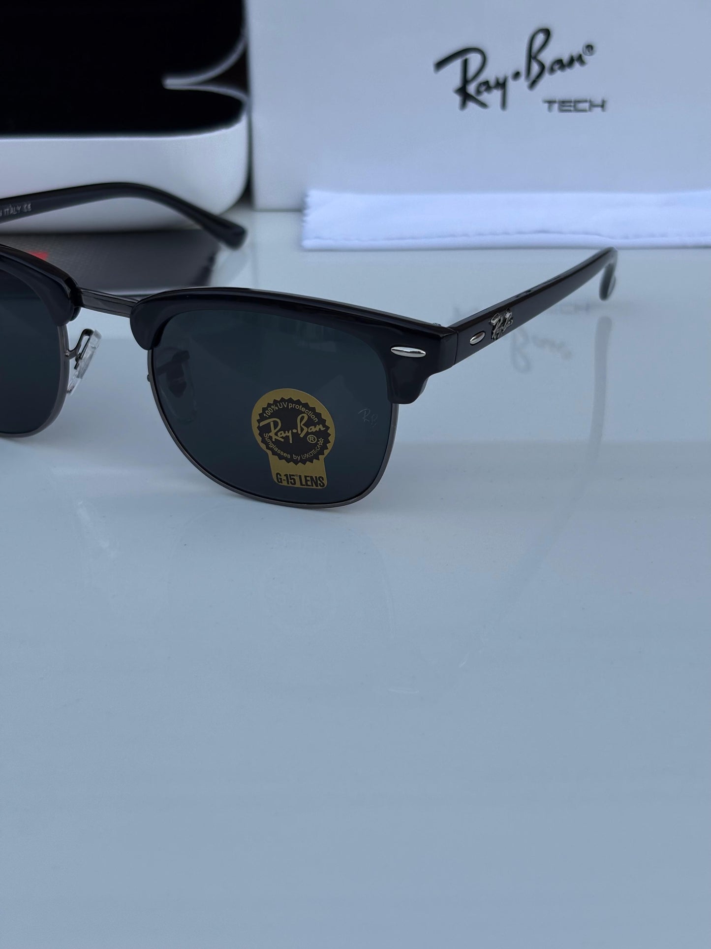 Vacation Ray Ban Full Black Square Shape Sunglasses