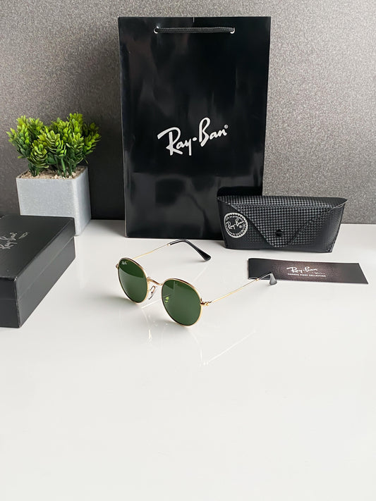 Personalised Ray Ban Green Sunglasses