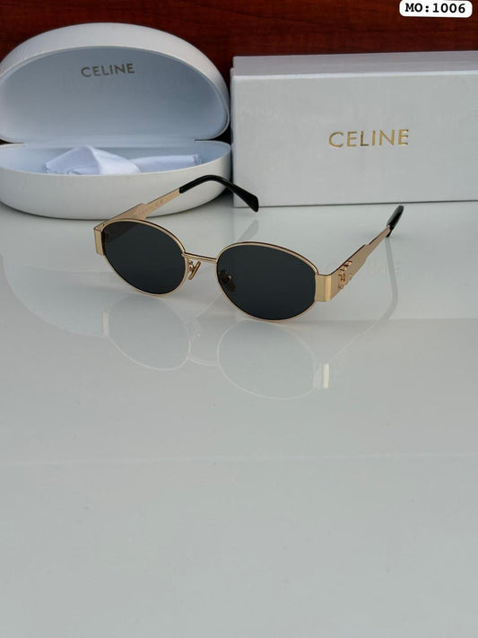 Celine Celebrities Black And Rose Gold Sunglass