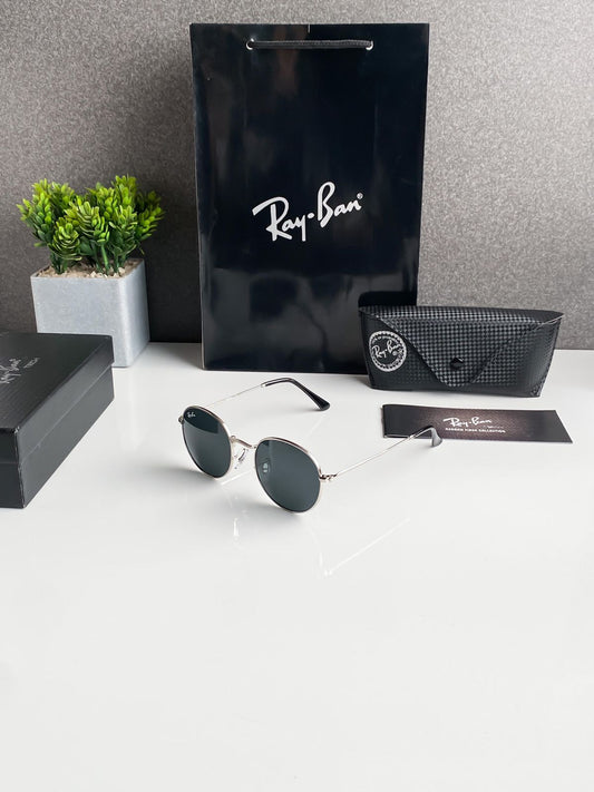 Fashion Ray Ban Black Round Sunglasses