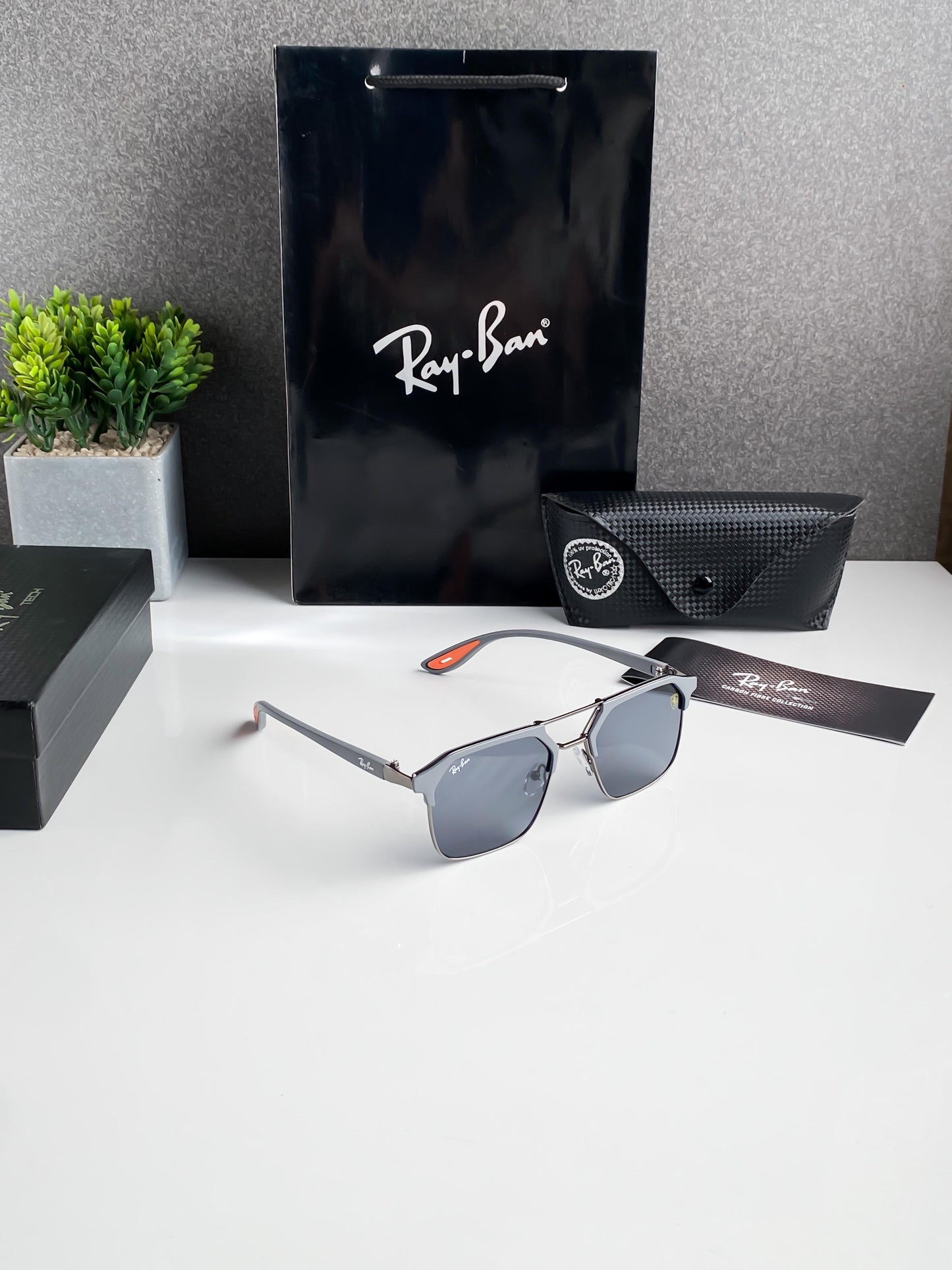 Premium Ray Ban Water Black Shade Sunglasses