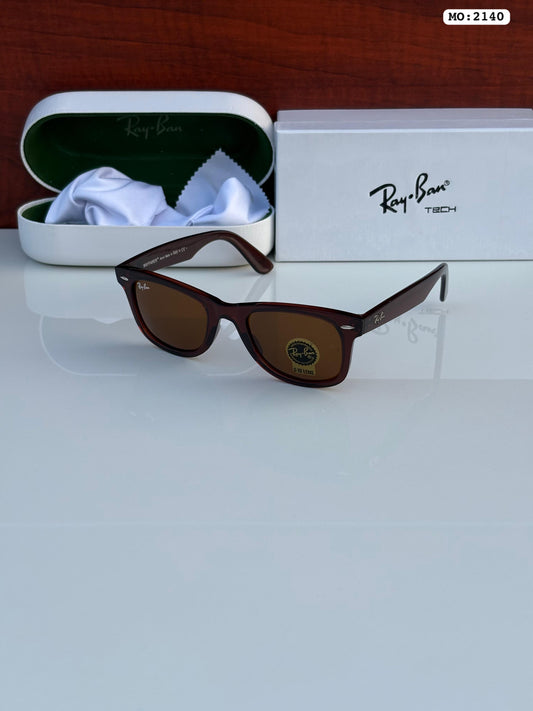 Vacation Ray B-an Full Brown Square Shape Sunglasses