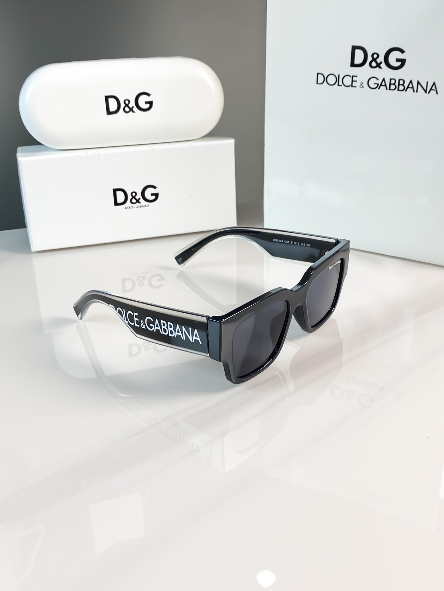 Dolce & Gabbana Water Black Sunglass