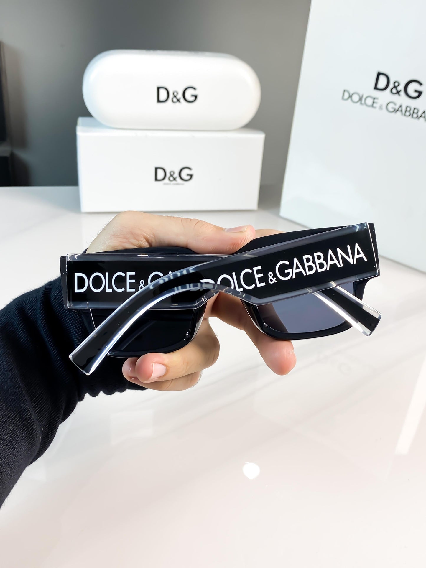 Dolce & Gabbana Water Black Sunglass