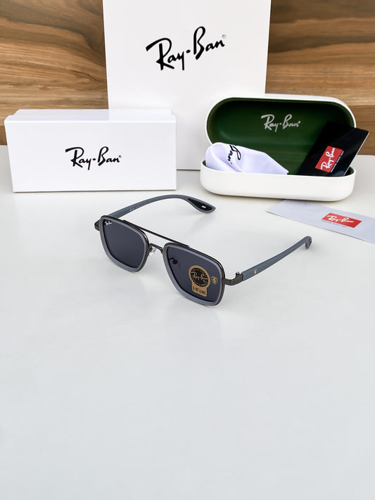 Premium Ray Ban Grey Frame Sunglasses