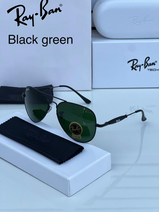 Stylish Ray Ban Green Glass Sunglasses