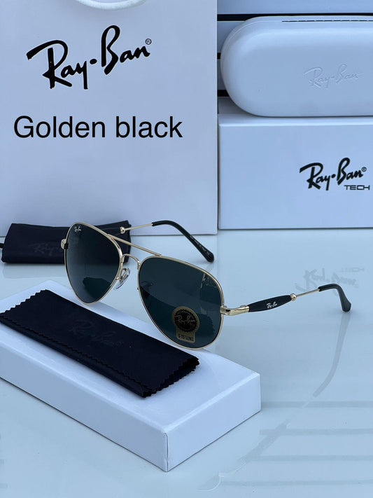 Ra-y Ban Black Gold Sunglasses