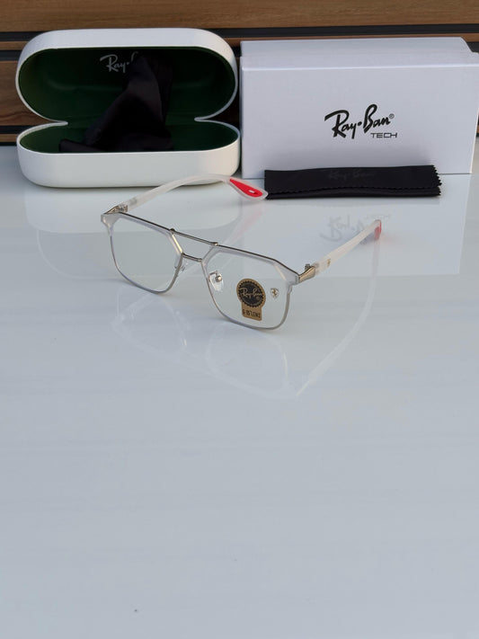 Ray Ban White Frame Sunglasses