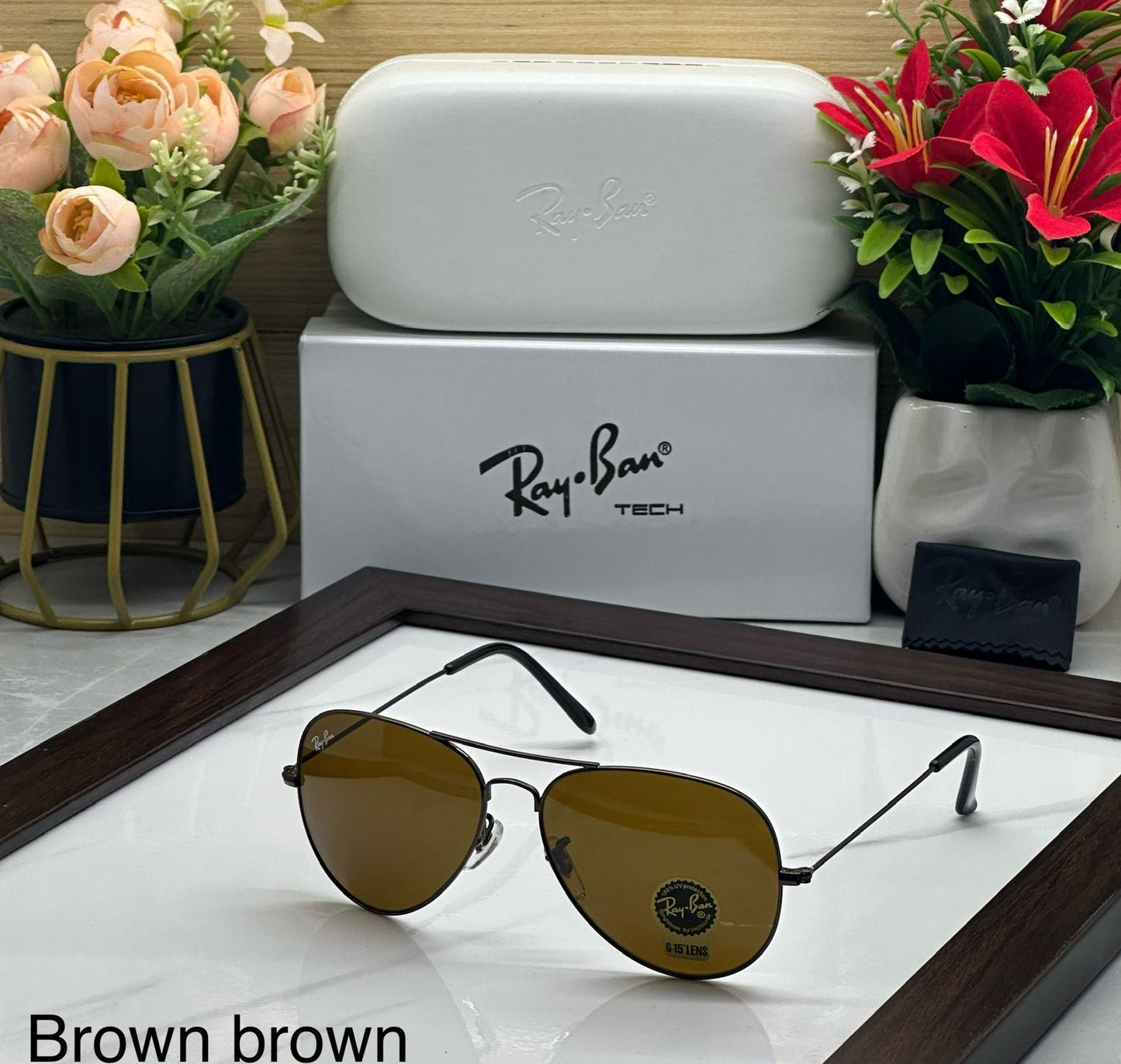 Ray Ban Brown Sunglasses