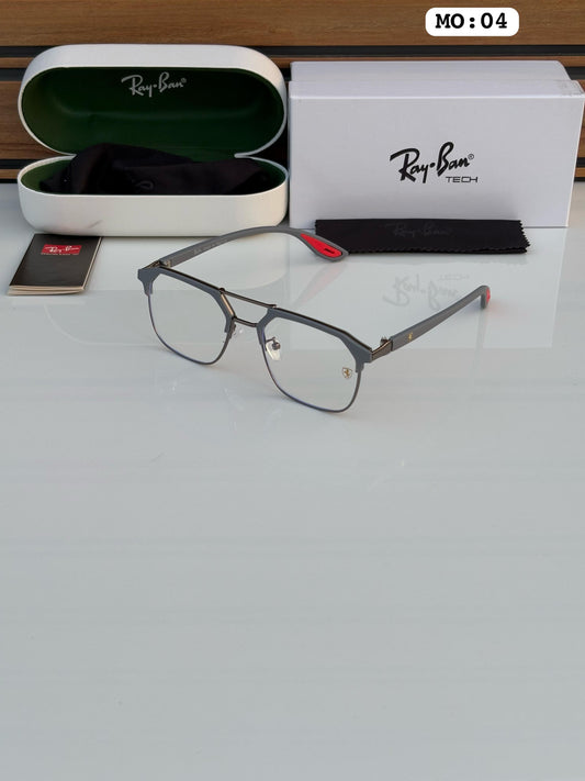 Ray Ban Transparent Lens Sunglasses
