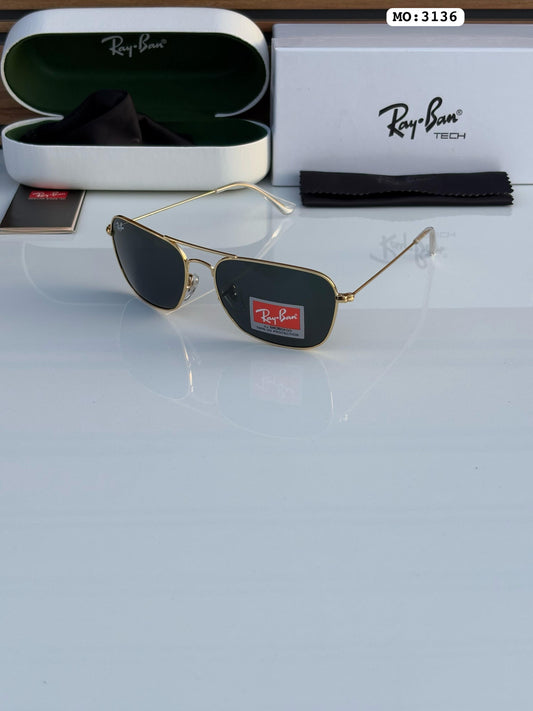 Ray - Ban Black Unisex Sunglasses