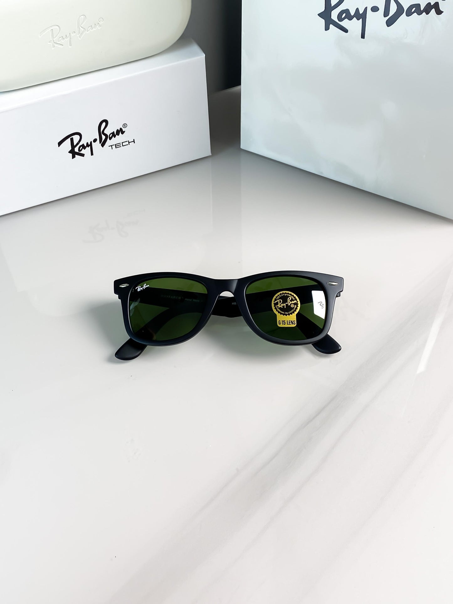 Wayfarer Ray Ban Green Sunglasses