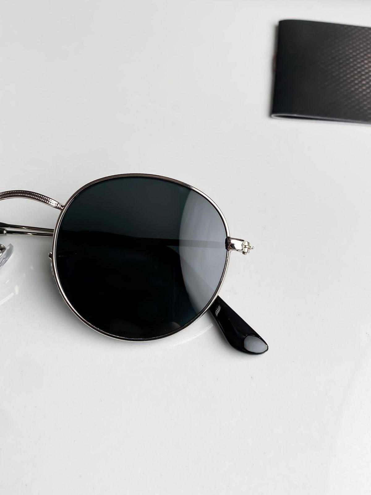 Fashion Ray Ban Black Round Sunglasses
