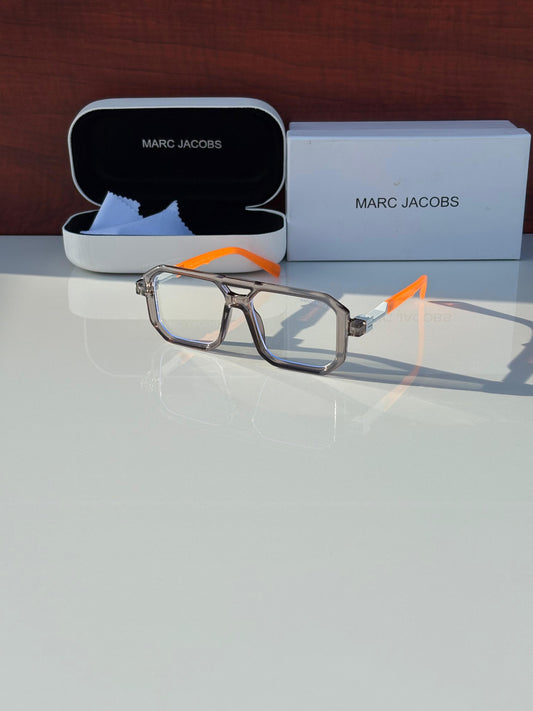 Marc Jacobs Transparent And Orange Frame Sunglasses