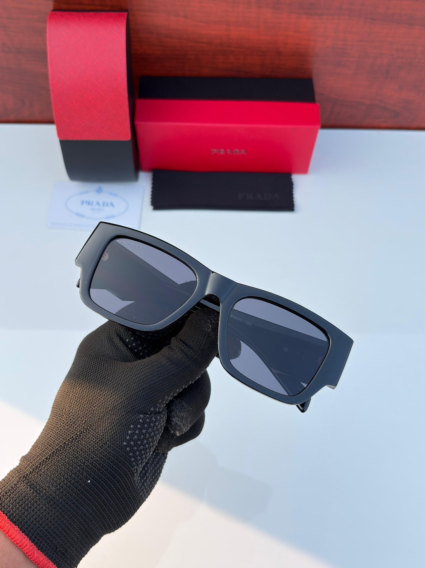 Prada Celebrity Full Black Sunglasses