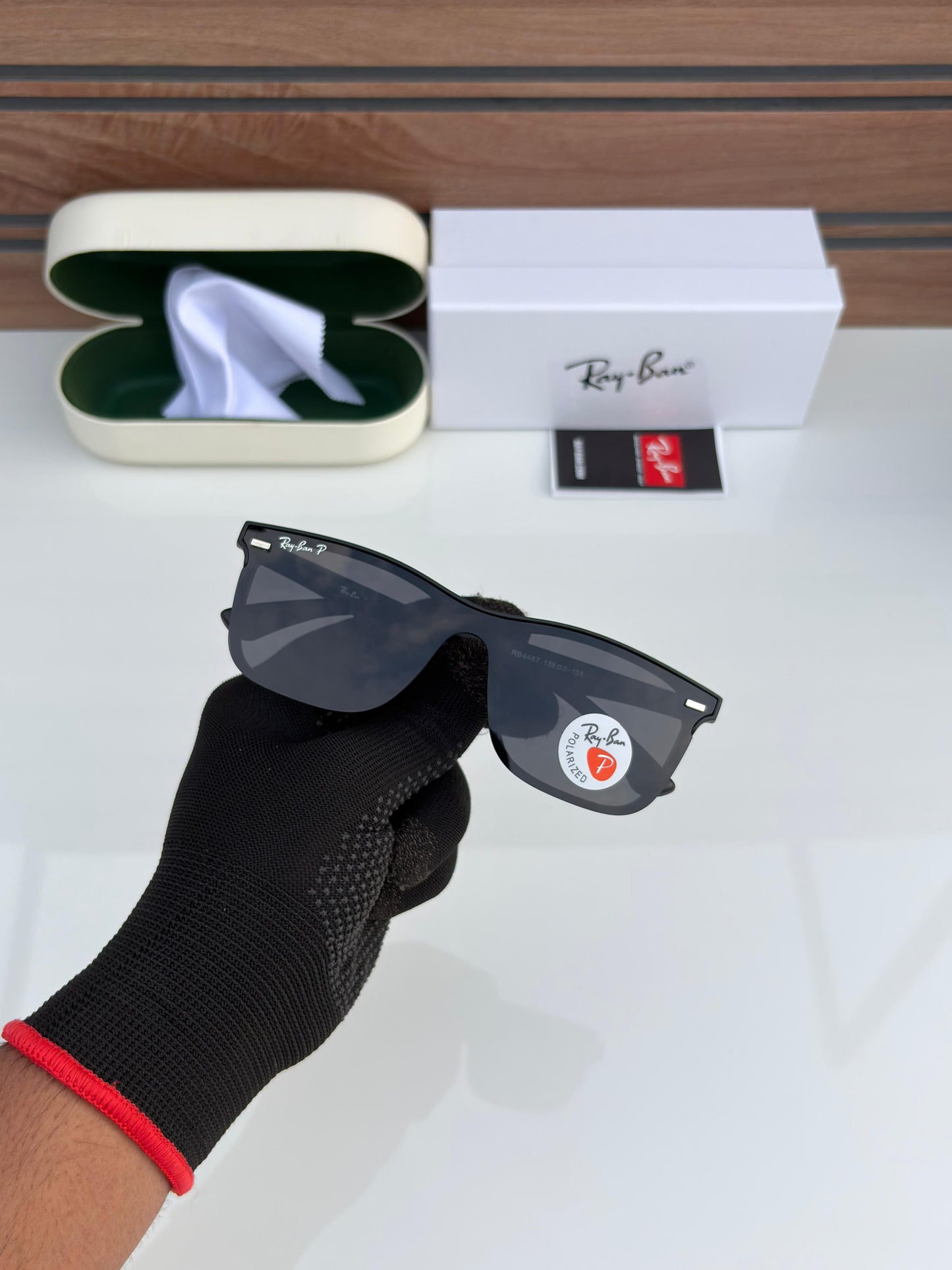 Retro Ray Ban Black Frame Sunglasses