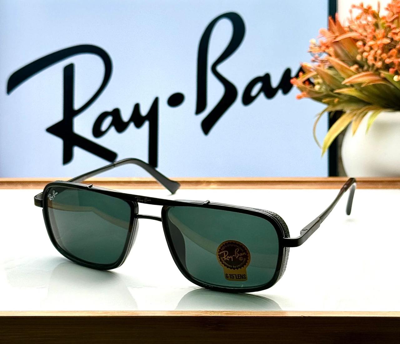 Holiday Ray Ban Full Black Square Sunglasses