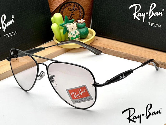 Formal Ray Ban Transparent Lens Sunglass