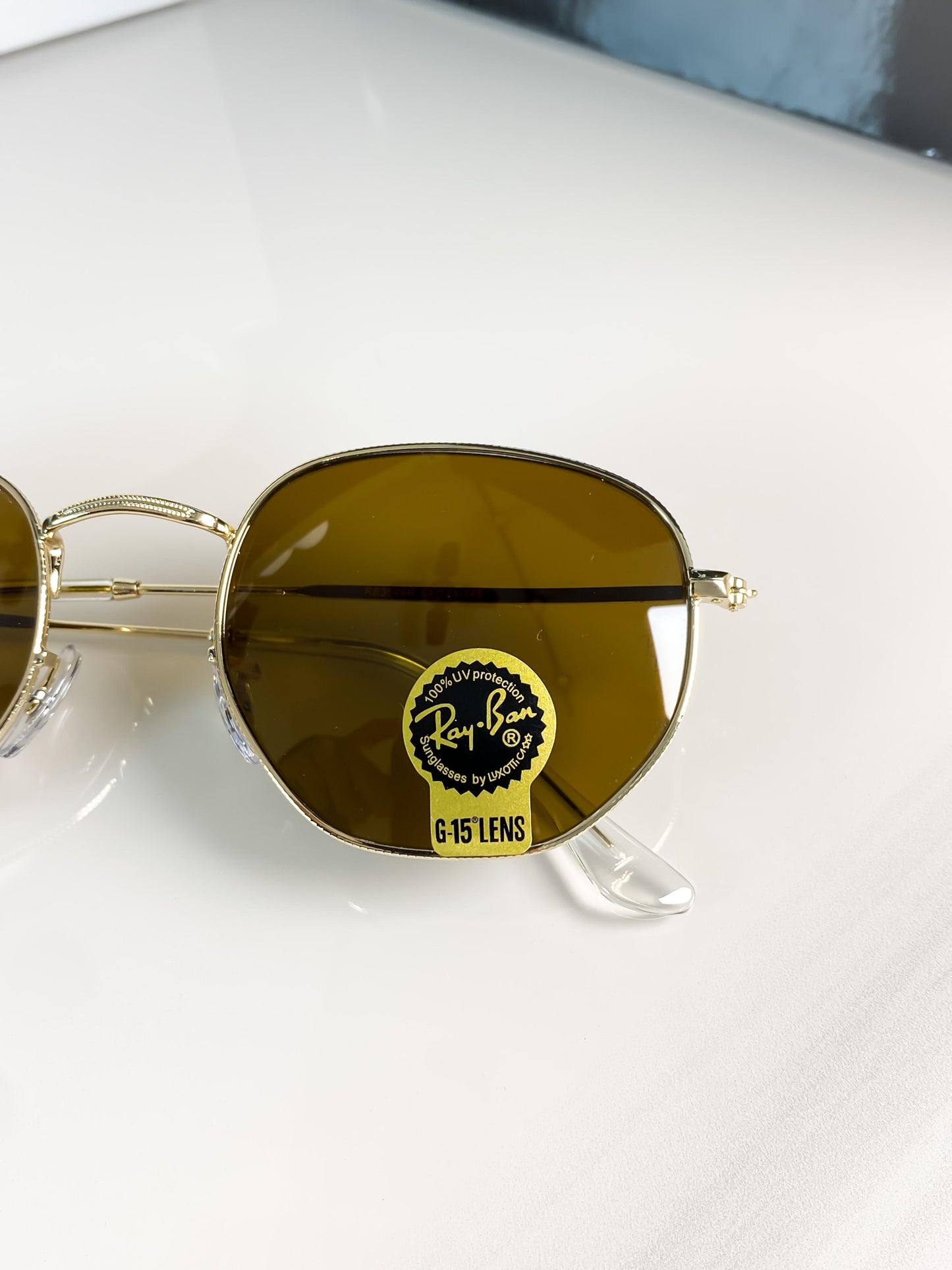 New Ray - Ban Blue Gold Aviator Sunglasses