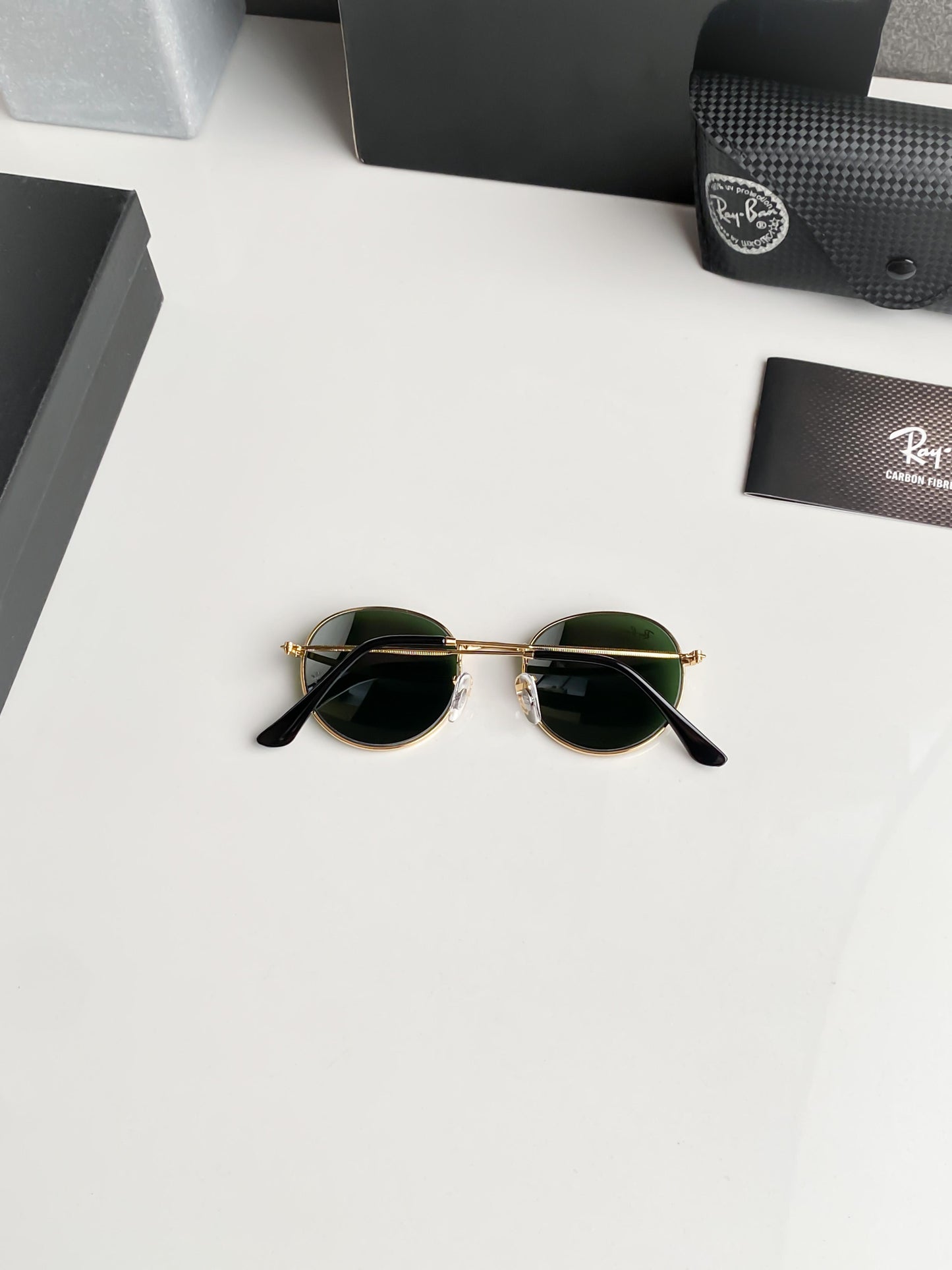 Personalised Ray Ban Green Sunglasses