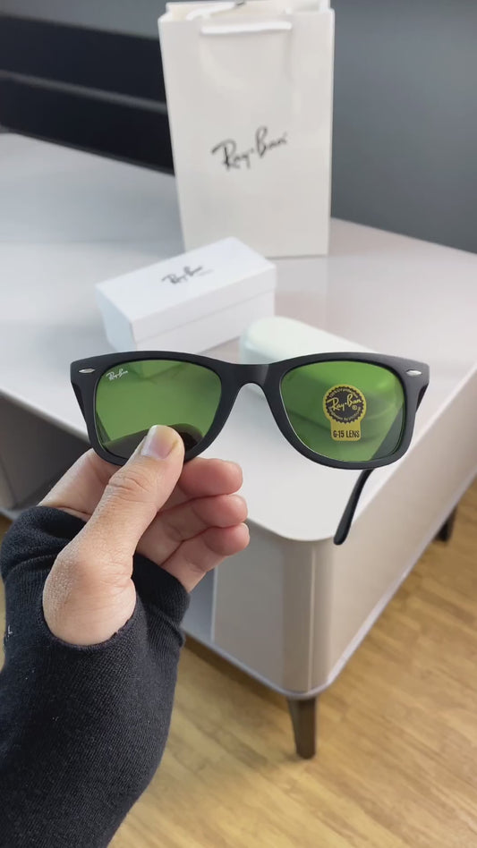 Wayfarer Ray Ban Green Sunglasses