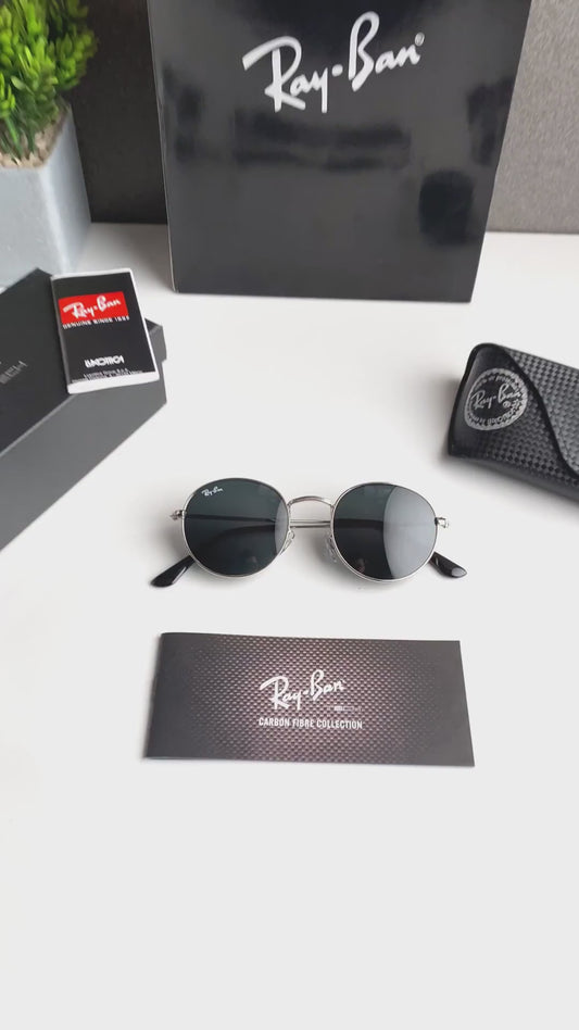 Fashion Ray Ban Black Round Sunglasses